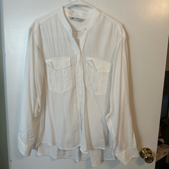 Zara Button Down Top - Picture 1 of 2